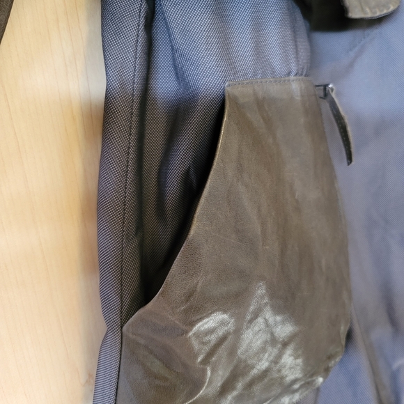 Faux Leather Utility Coat - size approx XS - Picture 4 of 13